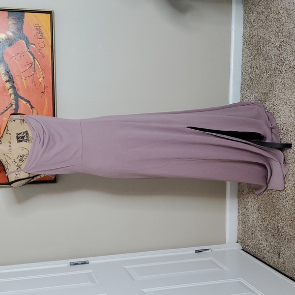 Birdy Grey Ash Dress in Dark Mauve Size Large - Picture 9 of 9